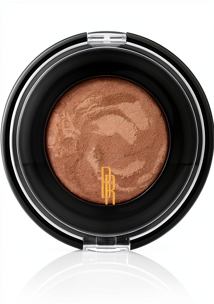 Application de la poudre marbrée Black Radiance sur le visage