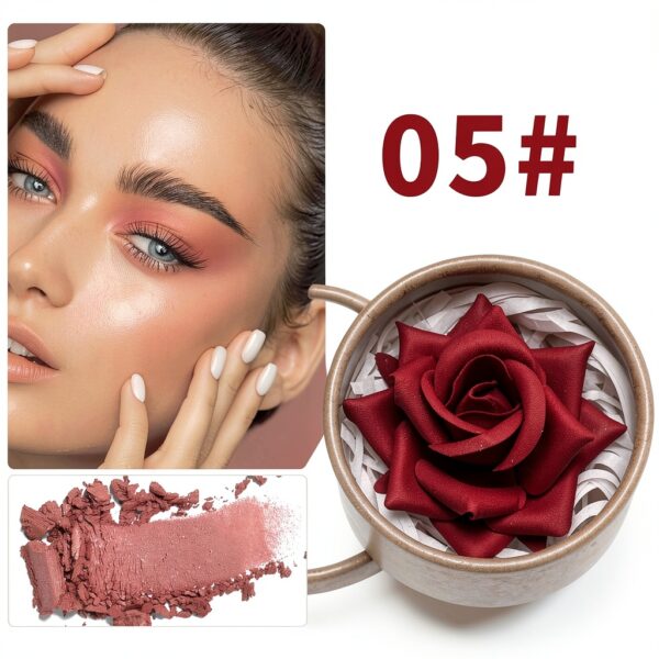 Jvjggag Blush Rose 3D Longue Tenue Maquillage Tous Jours-1