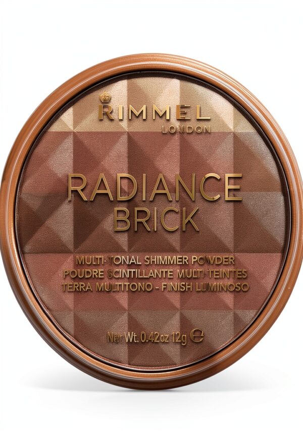 Rimmel Poudre Bronzante Brick Shimmer Effet Glowy Moyen-0
