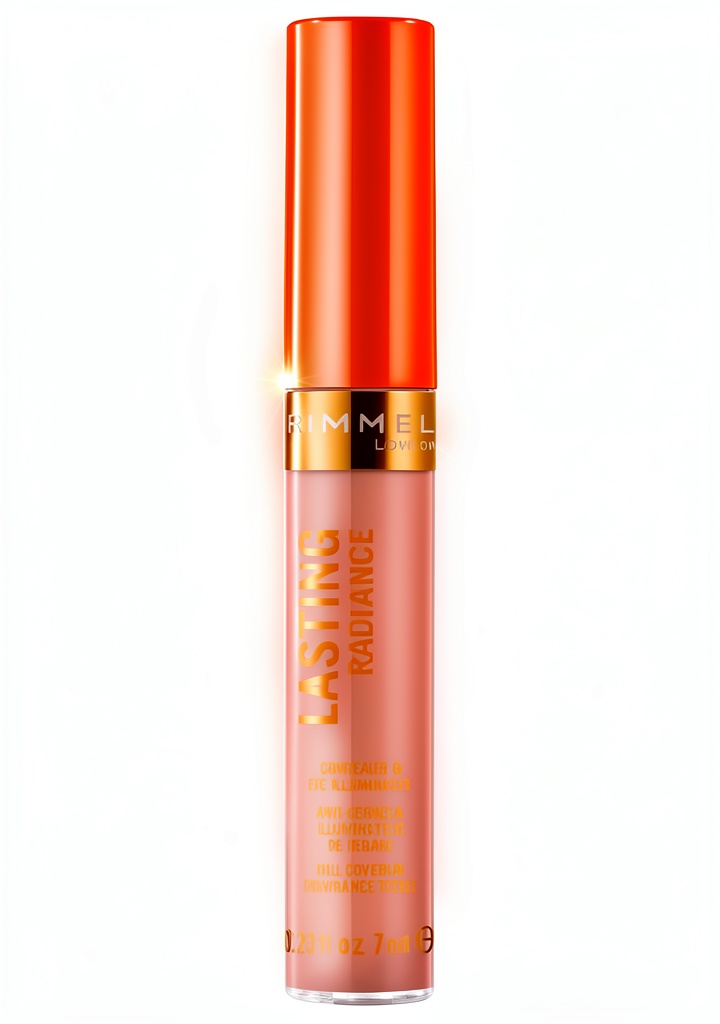 Application du correcteur Rimmel Lasting Radiance sur le visage