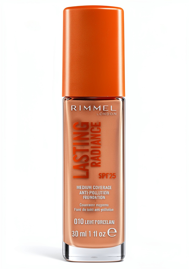 Application du fond de teint Rimmel London sur la peau