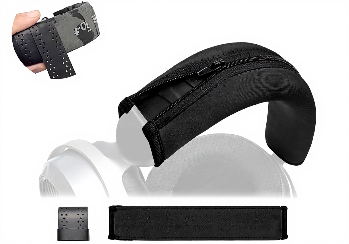 Housse de bandeau Voarmaks installée sur un casque Focal Utopia