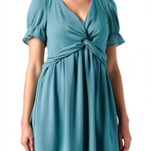 Robe casual femme Naf Naf doublure eucalyptus taille 34-0