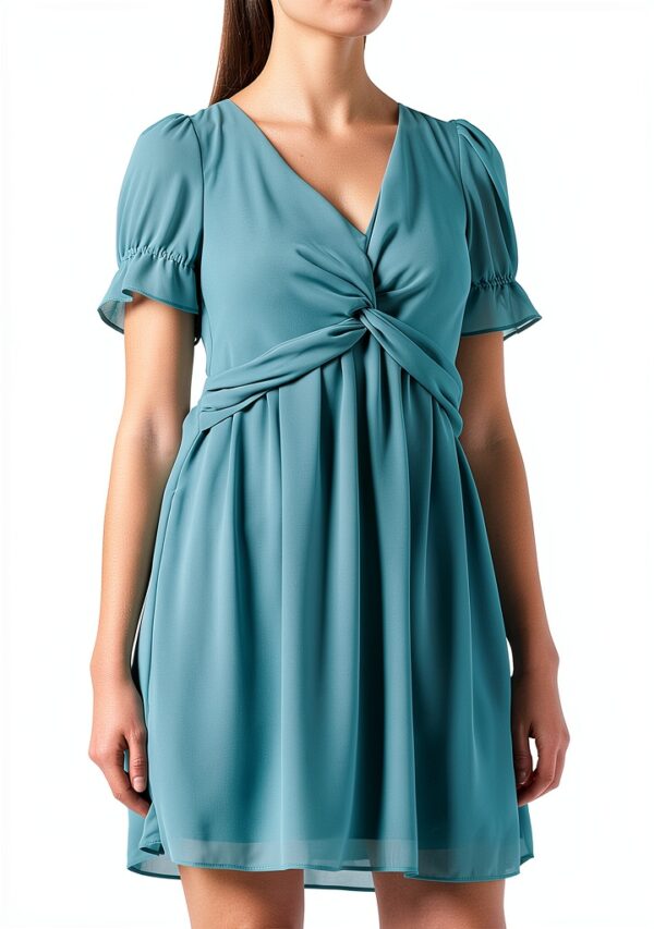 Robe casual femme Naf Naf doublure eucalyptus taille 34-0