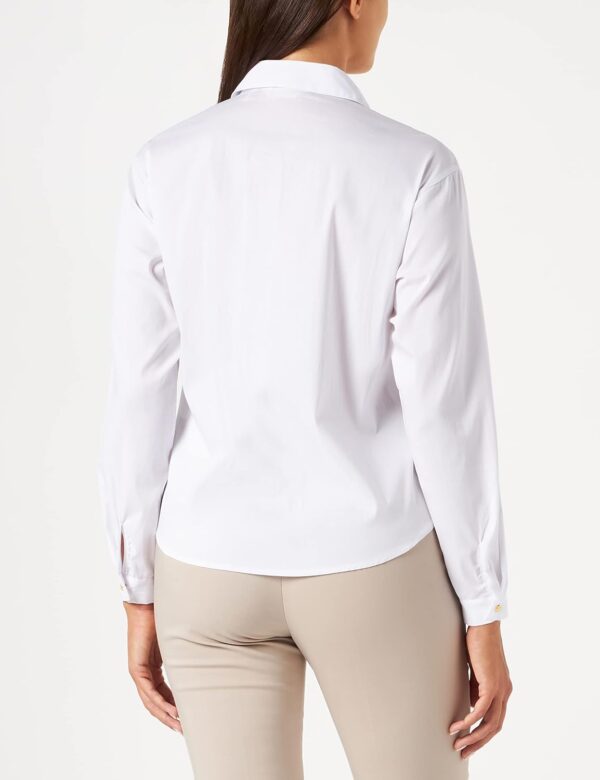 Blouse Naf Naf Femme Sans Doublure Ecru Chic Casual-3
