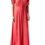 Robe femme Naf Naf casual doublure corail taille 36-0
