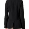 Blazer Naf Noir doublure femme élégant professionnel-3