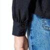 Chemise Naf Naf Femme Sans Doublure Ecru Bleu Marine-5