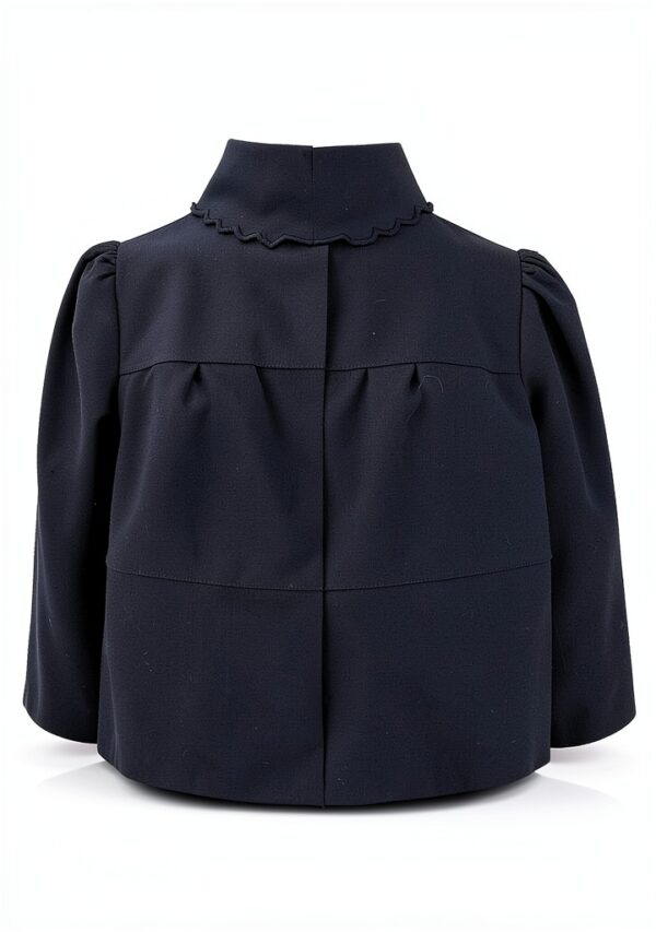 Chemise Naf Naf Femme Sans Doublure Ecru Bleu Marine-4