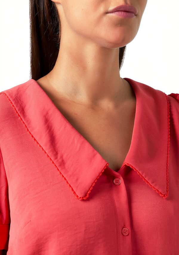 Chemise Naf Naf Femme Sans Doublure Corail Taille 36-2