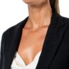 Blazer Naf Noir doublure femme élégant professionnel-2