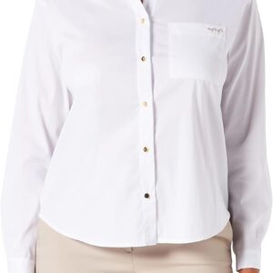Blouse Naf Naf Femme Sans Doublure Ecru Chic Casual-0