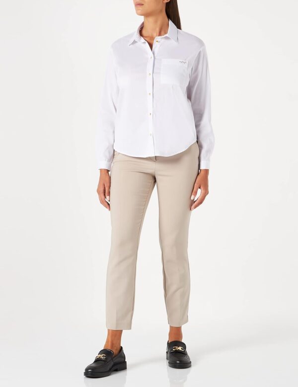 Blouse Naf Naf Femme Sans Doublure Ecru Chic Casual-1