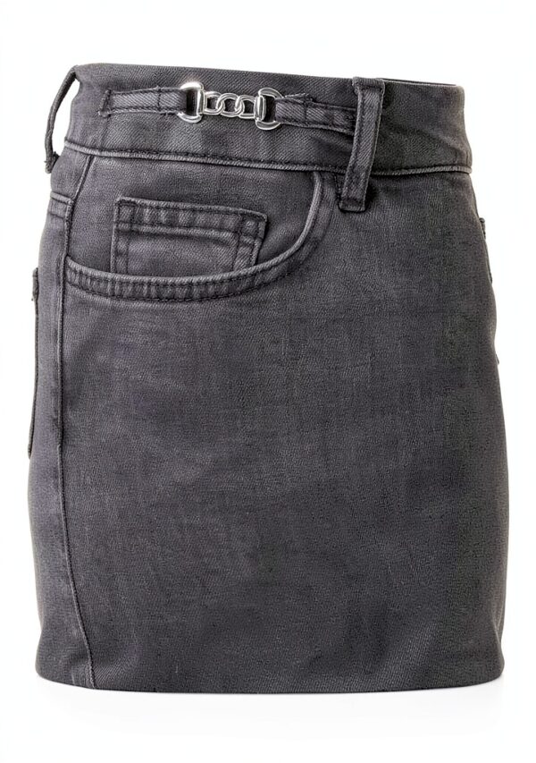 Jeans femme Naf Naf sans doublure gris délavé confort-1