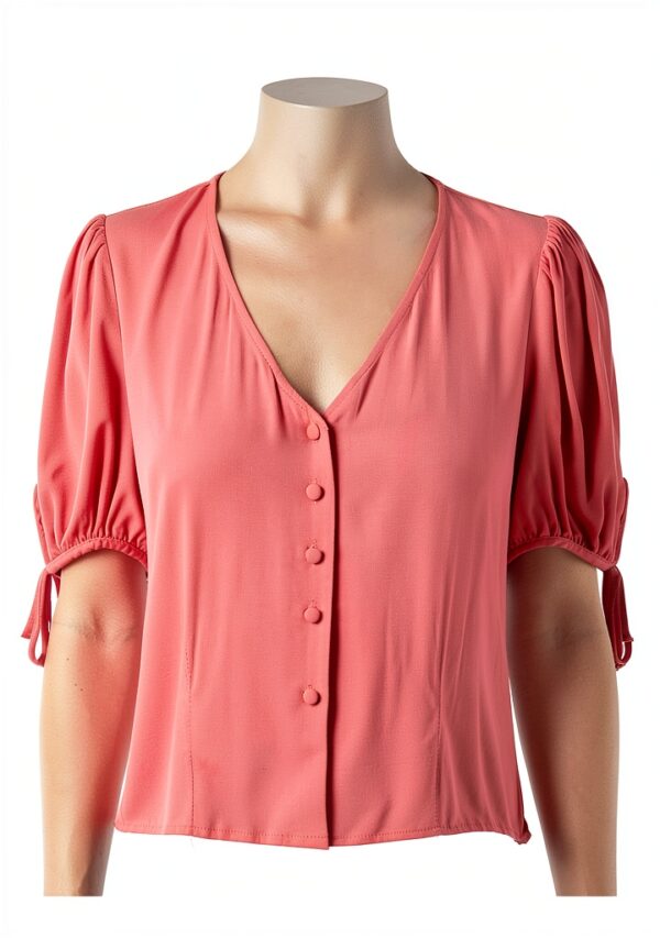 Robe femme Naf Naf casual doublure corail taille 36-2