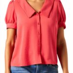 Chemise Naf Naf Femme Sans Doublure Corail Taille 36-0