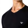 Tshirt homme Armani noir coupe classique-1