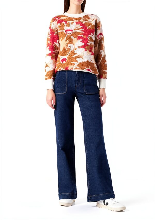 Pulls femme Naf Naf XL Maxine Ecru-1