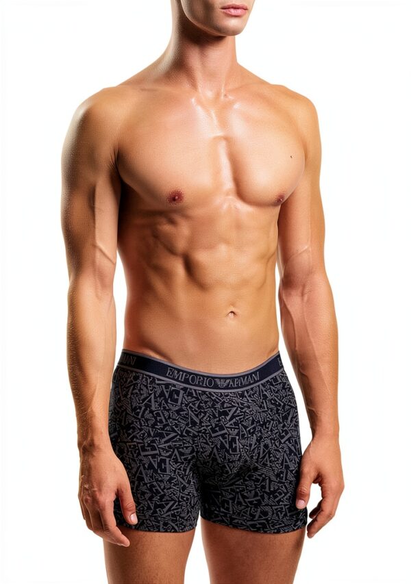 Boxer Noir Emporio Armani Homme-2