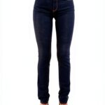 Pantalon Emporio Armani coton bleu femme-0