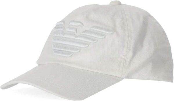 Casquette de baseball Emporio Armani Homme Blanc-0