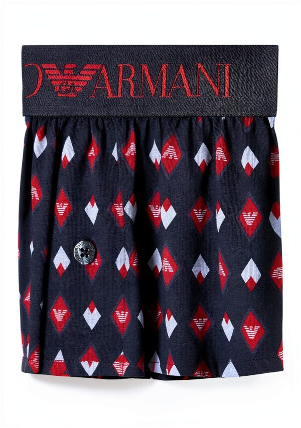 Pantalons Homme Bleu EMPORIO ARMANI Coton Extensible-2