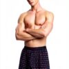 Pantalons Homme Bleu EMPORIO ARMANI Coton Extensible-1