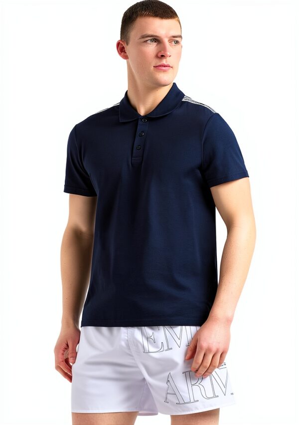 Chemise Armani Blu Homme Classique-1