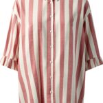 Chemise Naf Naf Femme Ecru/Rose-0