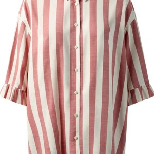 Chemise Naf Naf Femme Ecru/Rose-0