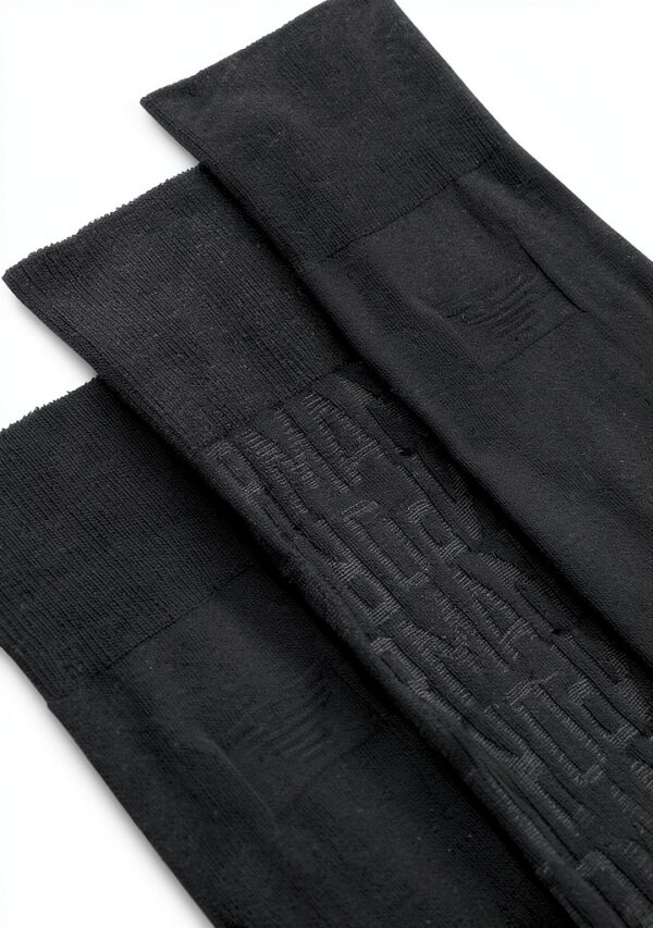 Chaussettes classiques homme EMPORIO ARMANI coton extensible-2