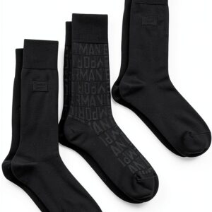 Chaussettes classiques homme EMPORIO ARMANI coton extensible-0