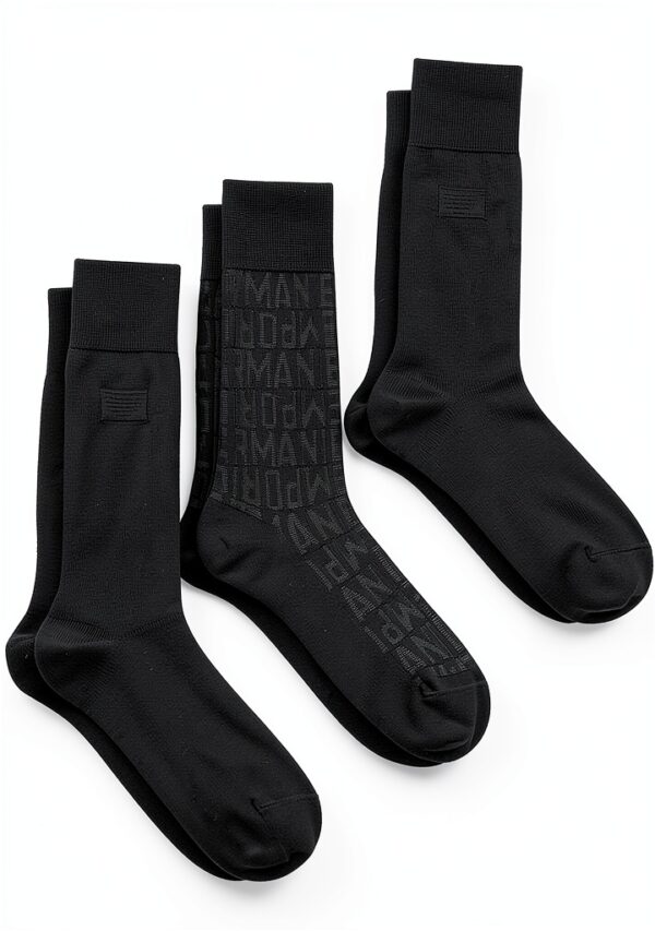 Chaussettes classiques homme EMPORIO ARMANI coton extensible-0