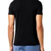 Tshirt homme Armani noir coupe classique-2