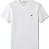 EMPORIO ARMANI T-shirt homme coupe ajustée coton extensible blanc M-0
