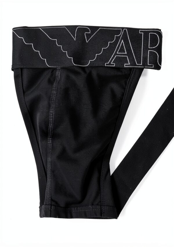 Boxer Homme Emporio Armani Noir Taille XXL Confort Premium-2