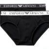 Culotte Emporio Armani EM000251 Coton Extensible Ajustement Parfait-0