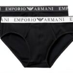 Culotte Emporio Armani EM000251 Coton Extensible Ajustement Parfait-0