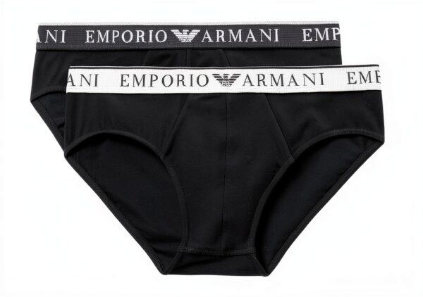 Culotte Emporio Armani EM000251 Coton Extensible Ajustement Parfait-0