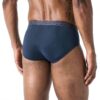 Emporio Armani Slip Homme Inchiostro Bleu Taille Basse Stretch-2