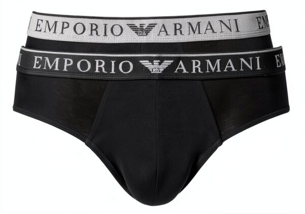 Culotte Emporio Armani EM000251 Coton Extensible Ajustement Parfait-3