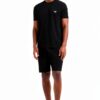 Emporio Armani Pyjama Homme Noir Taille S à XL Confort Décontracté-1