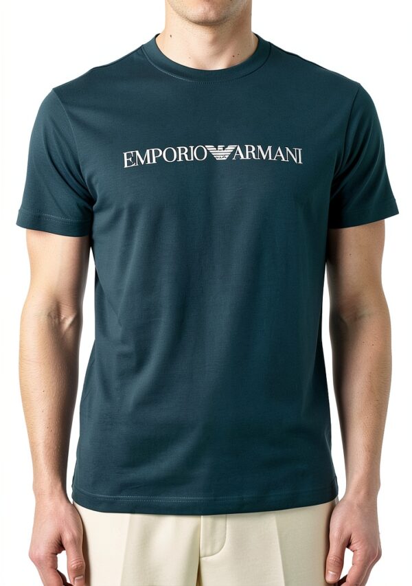T-shirt homme Emporio Armani 100% coton noir taille L-2