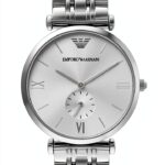 Montre Homme Emporio Armani AR1819 40mm Argenté Quartz avec bracelet-0