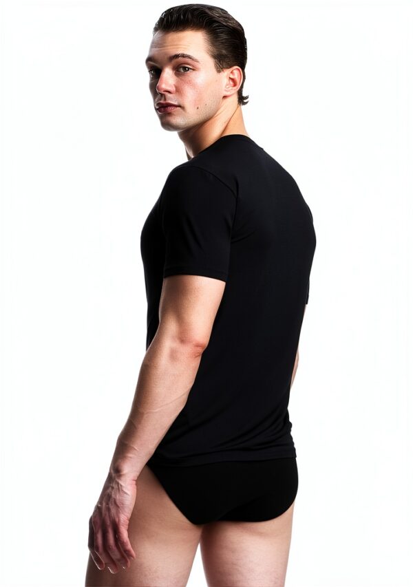 T-shirt homme EMPORIO ARMANI coupe ajustée coton extensible EM000380-3