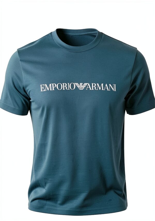 T-shirt homme Emporio Armani 100% coton noir taille L-4