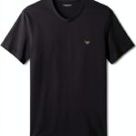 Emporio Armani T-shirt homme coupe ajustée extensible EM000380 Marron-0