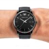 Montre Homme Emporio Armani AR1732 Cuir Noir Quartz 12,2x34,8x23,4 cm-4