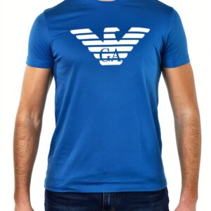 T shirt Emporio Armani Homme Logo Blanc Disponible en Couleurs-0
