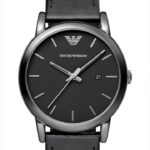 Montre Homme Emporio Armani AR1732 Cuir Noir Quartz 12,2x34,8x23,4 cm-0